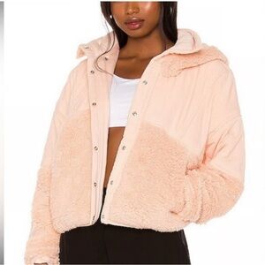 Cozy Women's Blush Teddy Jacket